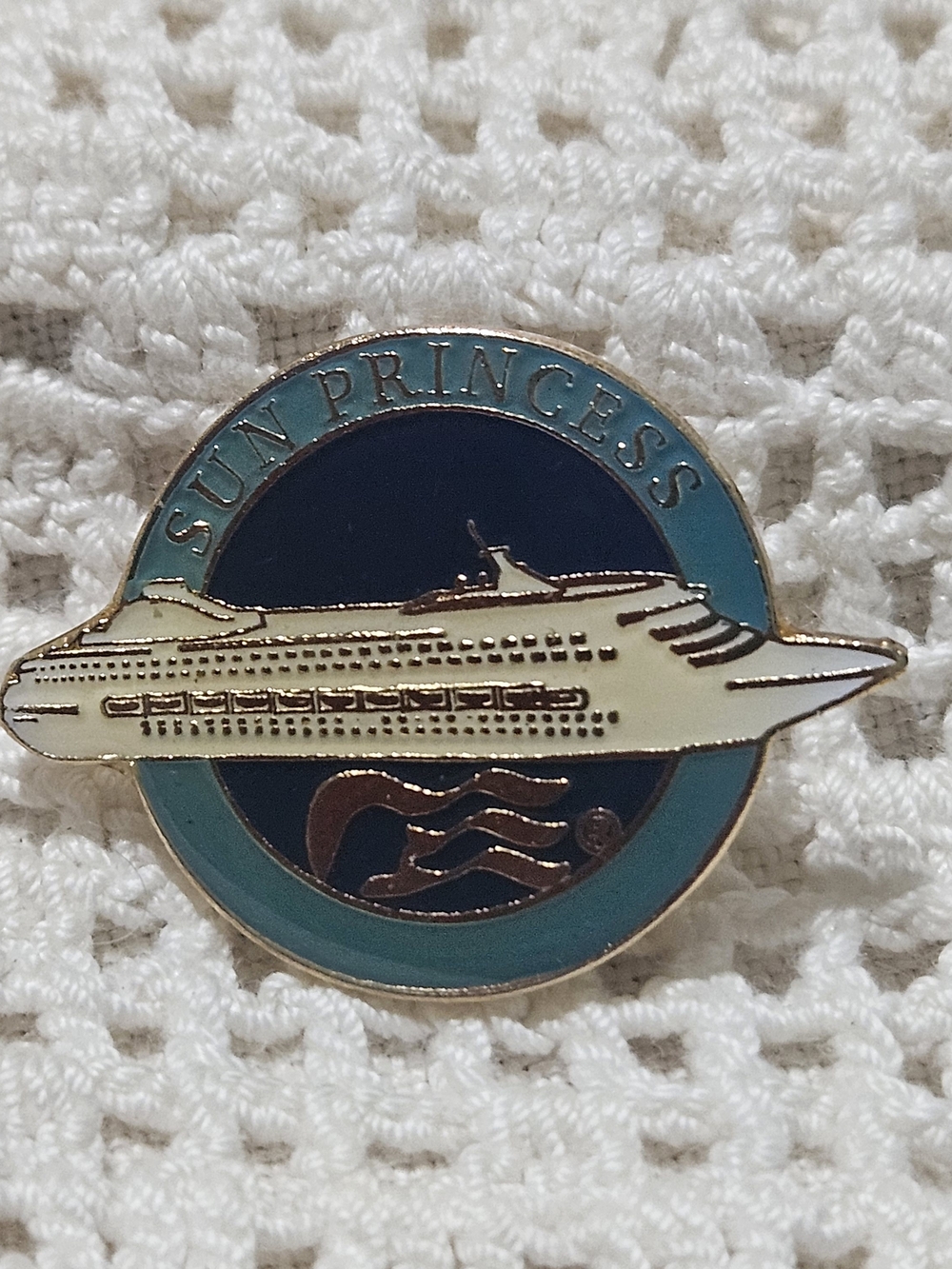 Commemorative Pin for the Sun Princess cruise ship